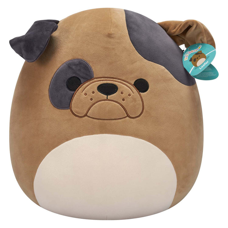 Squishmallows knuffel pluche - loafer the bulldog - 40cm