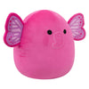Peluche Jazwares Squishmallows - Evelyn, el elefante mariposa rosa intenso - 40 cm