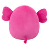 Peluche Jazwares Squishmallows - Evelyn, el elefante mariposa rosa intenso - 40 cm