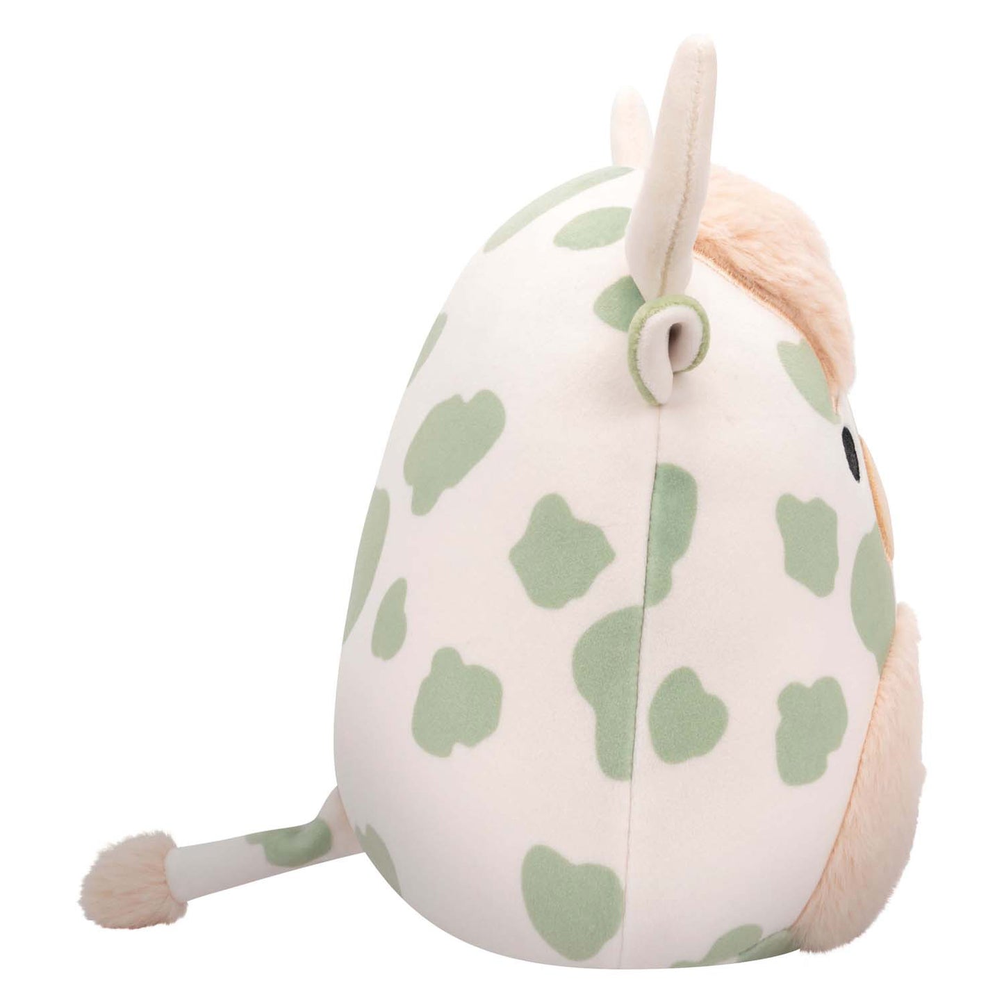 Jazwares Squishmallows peluche coccolone - Celestino la mucca dell'altopiano maculata verde salvia - 19 cm