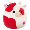 Peluche Jazwares Squishmallows - Claudio la Mucca Fungo Rossa - 19 cm