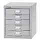 Mobile multicassettiera bisley grigio