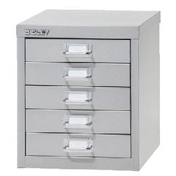 Mobile multicassettiera bisley grigio
