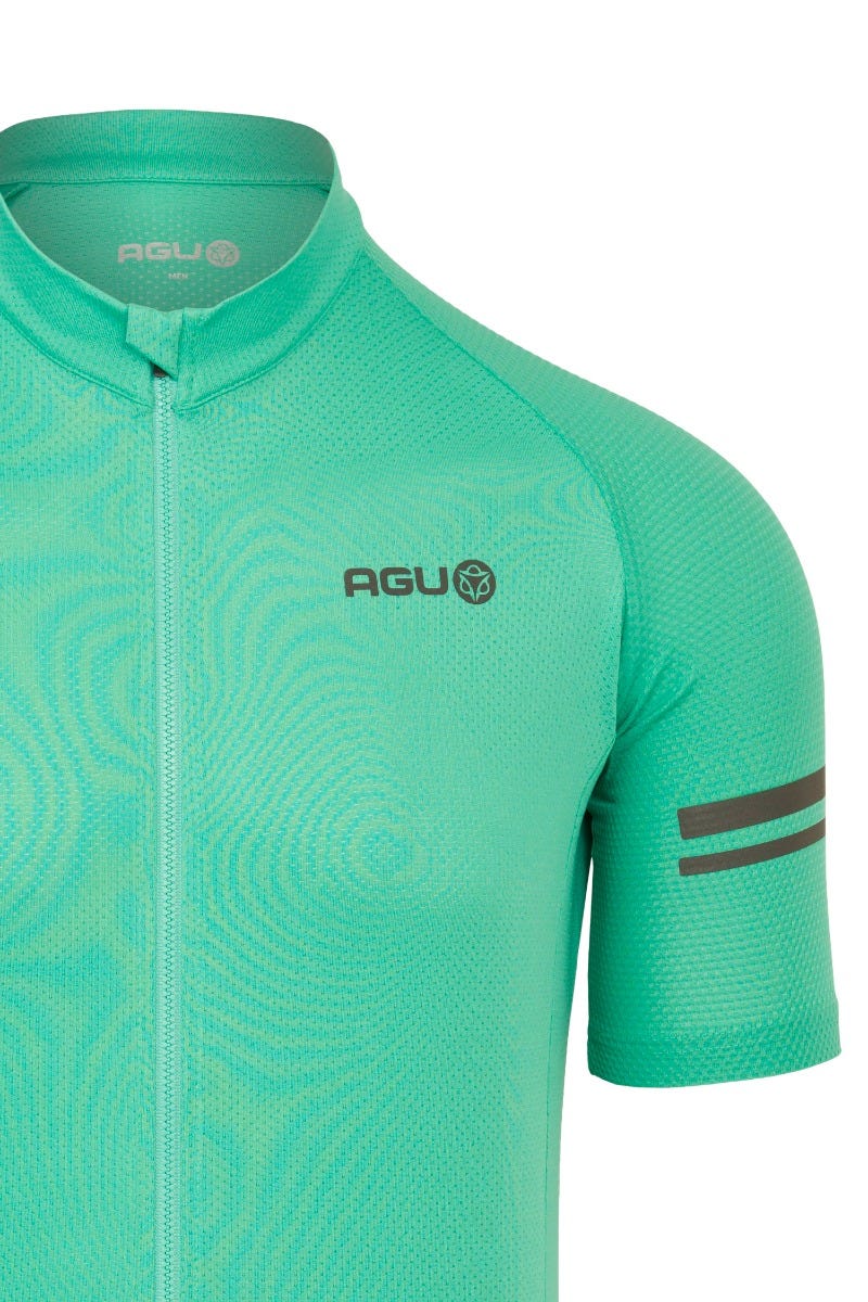 Core fietsshirt essential heren pool side green