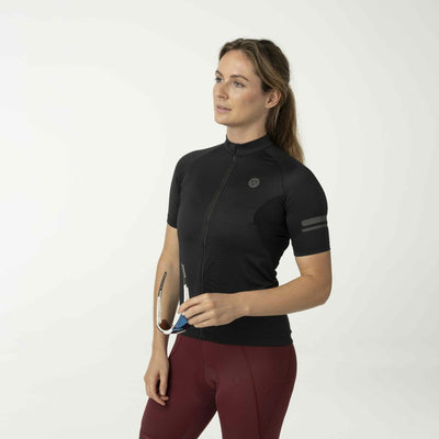 Camiseta de ciclismo Core Essential mujer negro