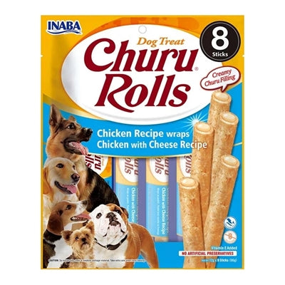 Dogna Inaba Churu Rolls Ricetta di pollo con formaggio