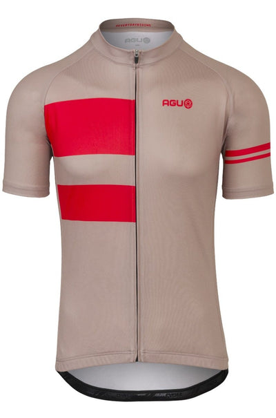 Maglia da ciclismo a righe da uomo essenziale