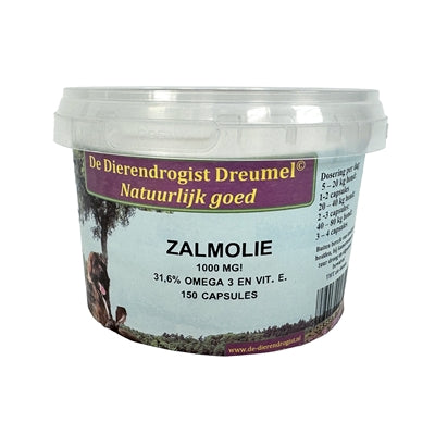 Capsule di olio di salmone di drogisti animali
