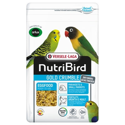 Pappagalli di uova a secco in oro nutribird piccoli pappagalli