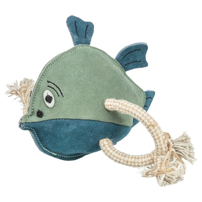 Trixie Fish in pelle con corda