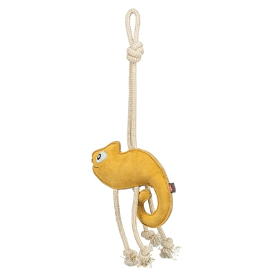 Trixie kameleon leer met touw