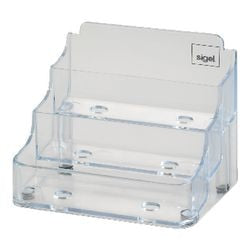 Porta biglietti da visita Sigel VA130 cristallino