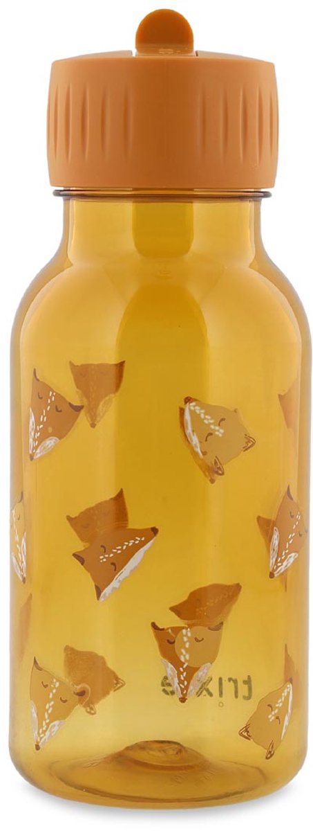 Trixie botella para beber con estampado – zorro feroz - botella de agua tritan™ para niños – 350 ml - botella a prueba de fugas