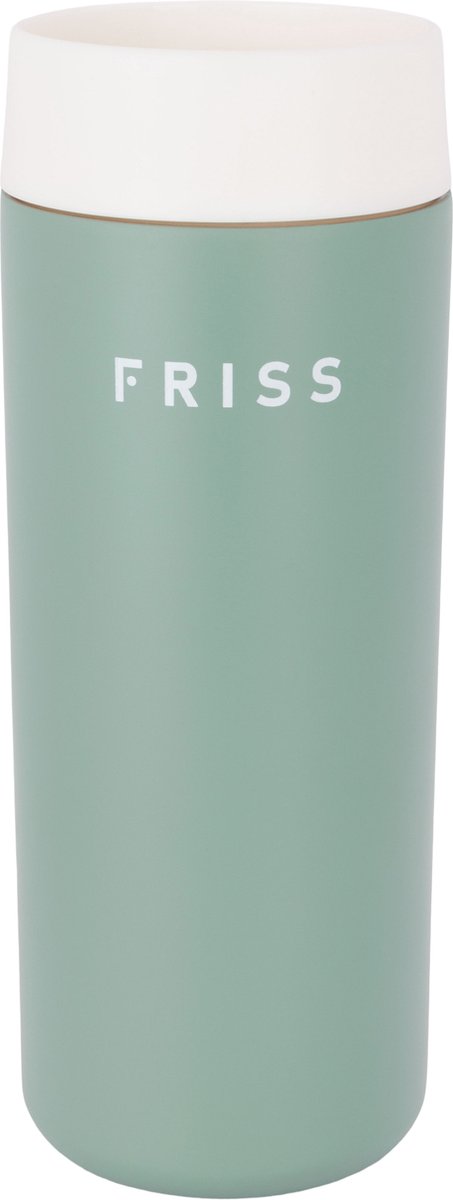 Taza de viaje Friss - acero inoxidable - 350 ml - verde
