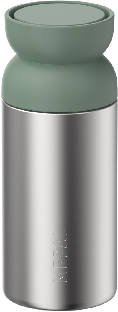 Taza de café con aislamiento elipse de Mepal - 350 ml - mantiene las bebidas calientes durante 4 horas y frías durante 6 horas - tazas de café para llevar - aptas para lavavajillas - salvia nórdica