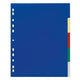 Linguette 6737 polipropilene a4 230x297mm blu giallo rosso verde blu 5 linguette