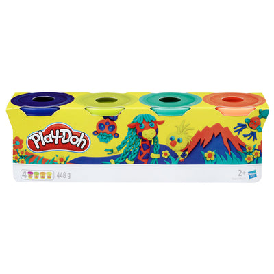 Play-Doh 4-Pack (Colores Salvajes)