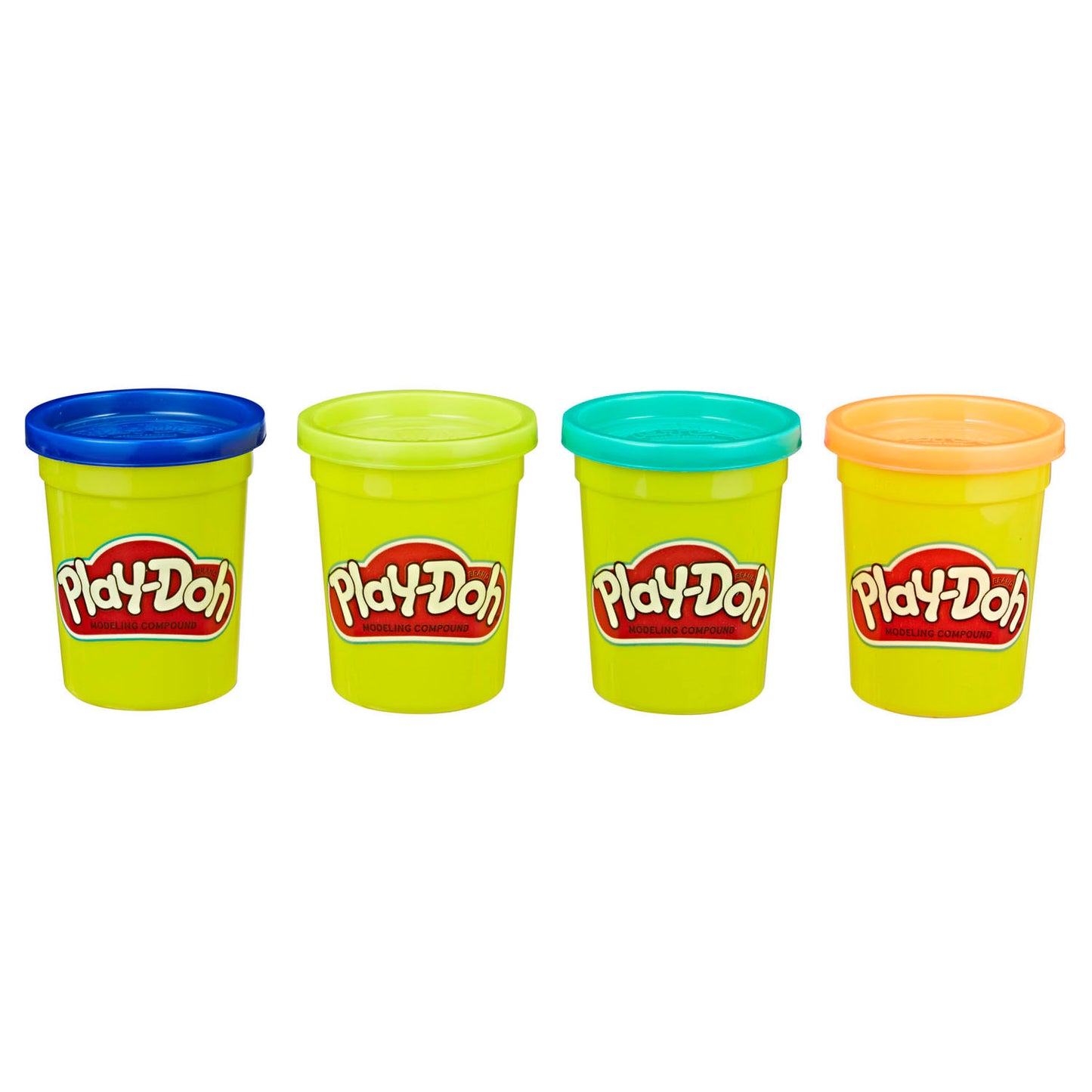 Play-Doh 4-Pack (Colores Salvajes)