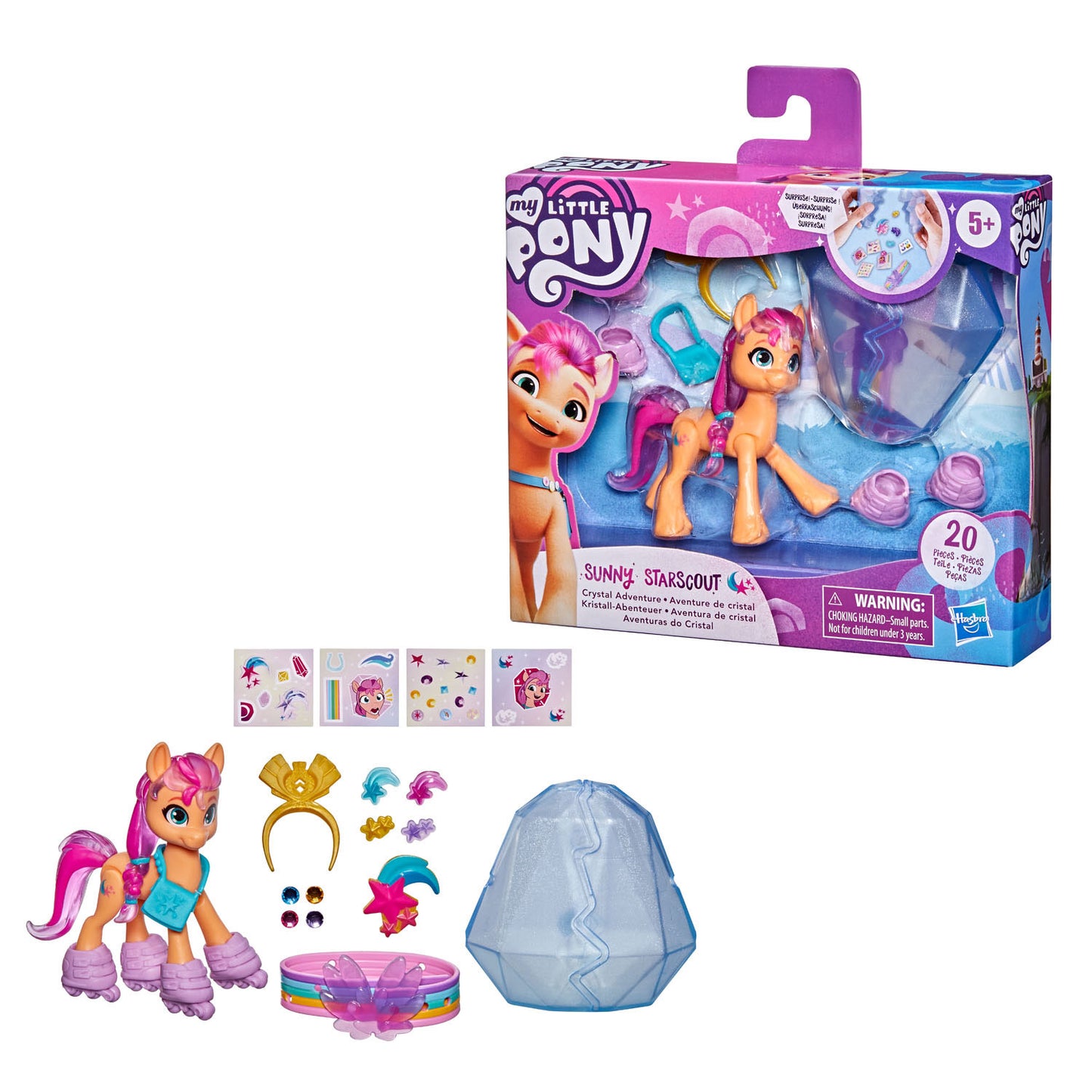 Hasbro My Little Pony Film Kristal Adventures Sunny StarScout
