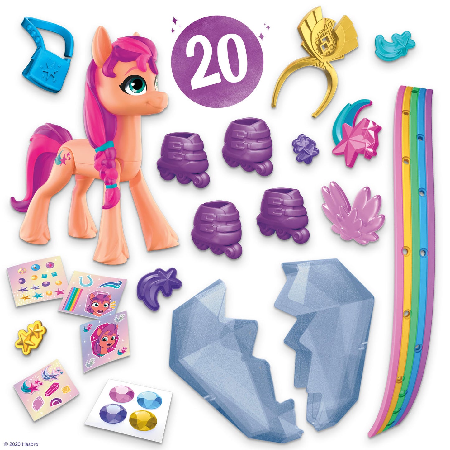 Hasbro My Little Pony Film Kristal Adventures Sunny StarScout