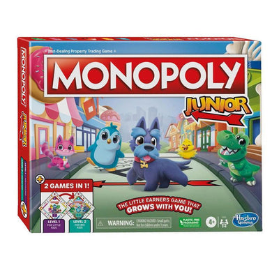Hasbro Monopoly Junior 2in1 Economische Simulatie Bordspel