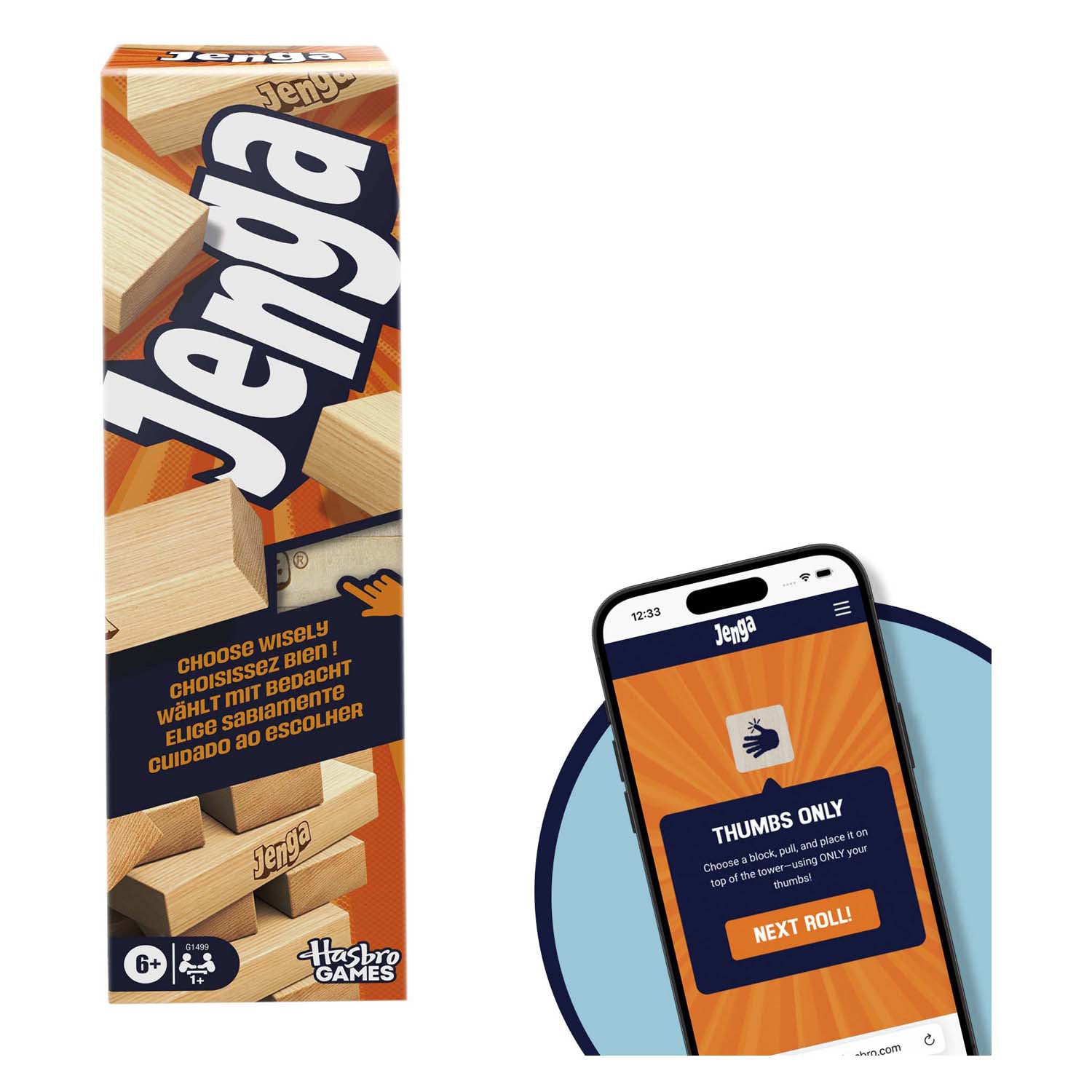 Juego jenga refrescante