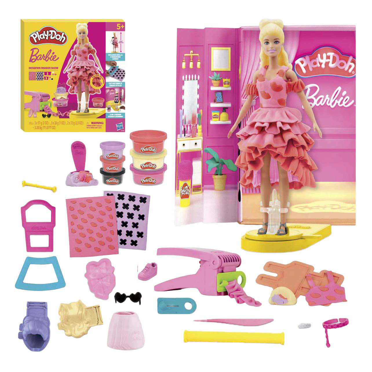 Sfilata di moda della stilista Barbie Play-doh