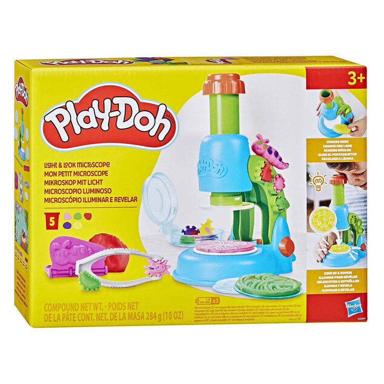 Playdoh light and watch microscope