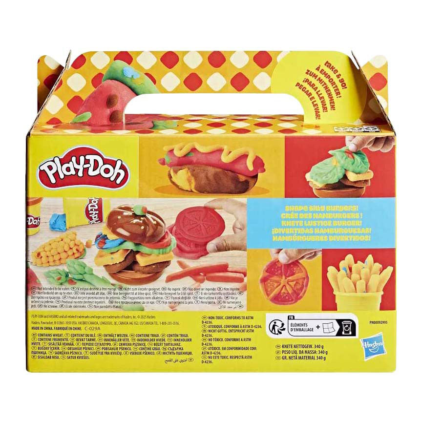 Play-doh grillplezier - 6 kleipotjes