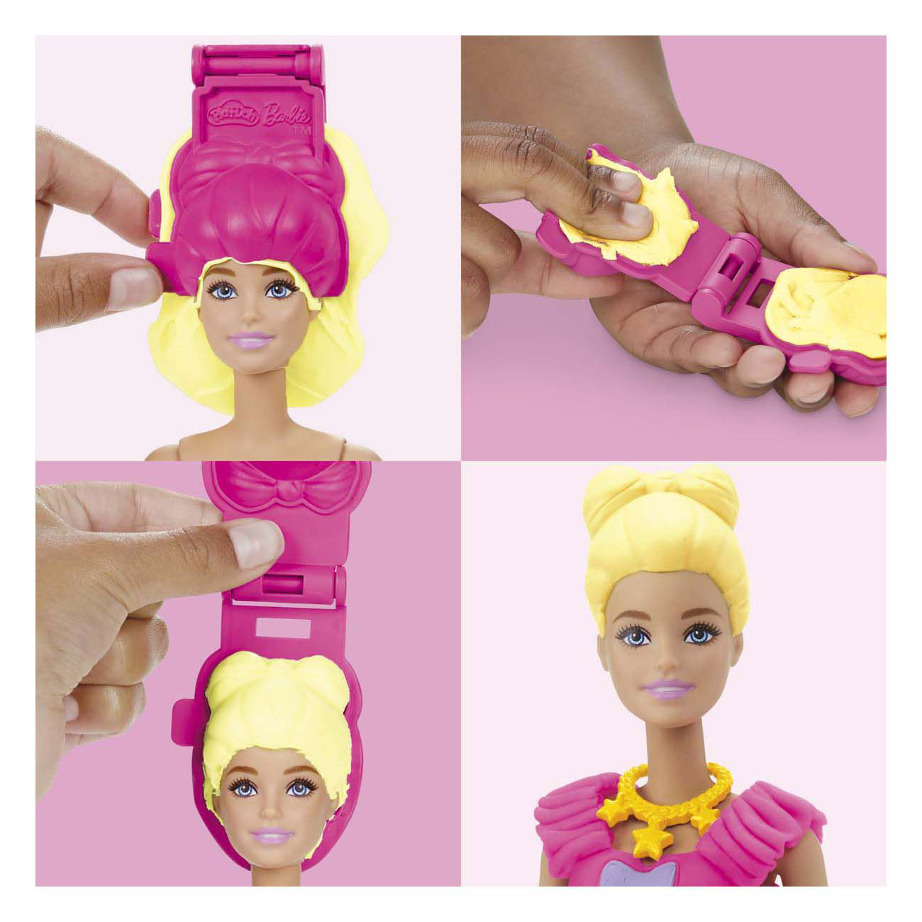 Gioca a Doh Barbie con volant e fiocchi