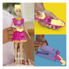Gioca a Doh Barbie con volant e fiocchi