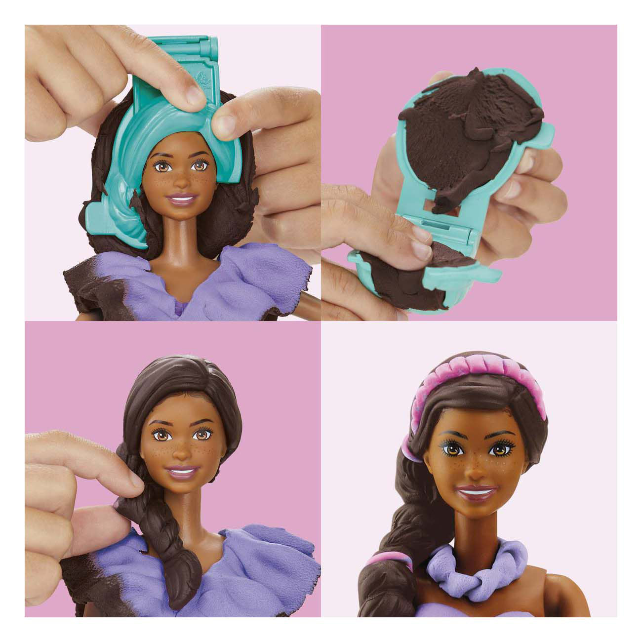 Play-doh barbie fashionista ruches - 2 kleipotjes