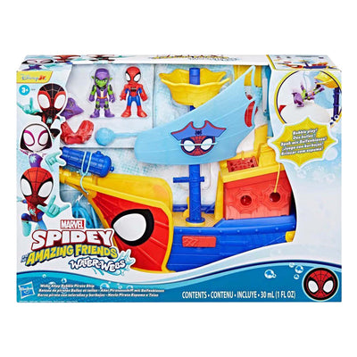 Ragnatele d'acqua di Spidey in attesa della nave pirata con bolle - incl. soffiatore di bolle