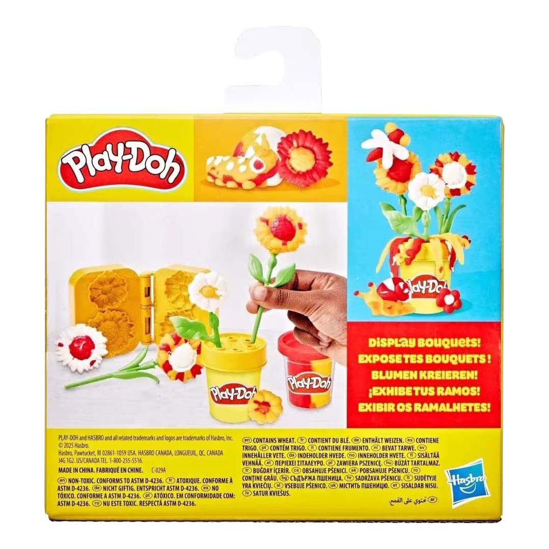 Play-doh lil fiori girasoli e margherite - 2 vasi di terracotta