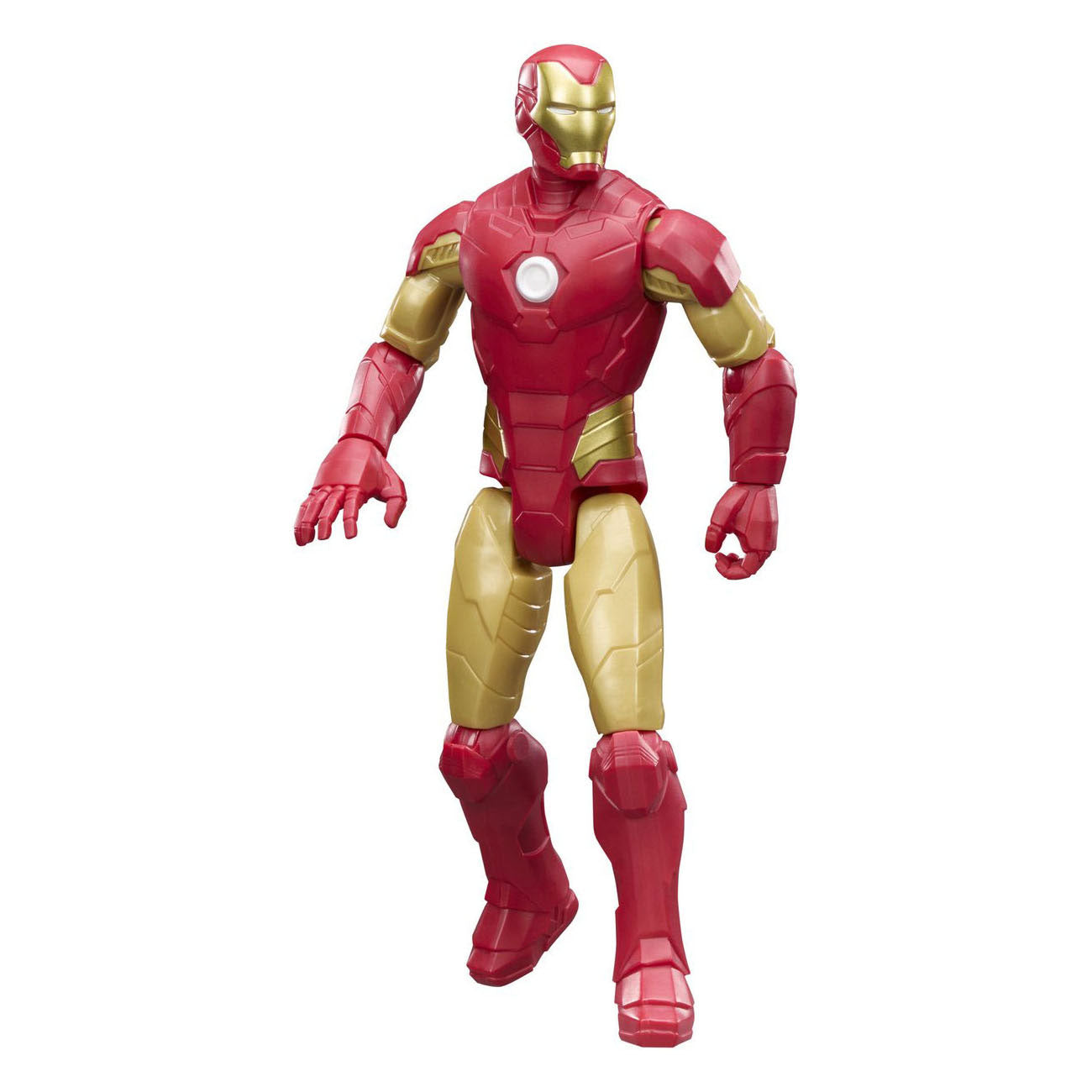 Hasbro marvel vengadores titan serie iron man jugando figura