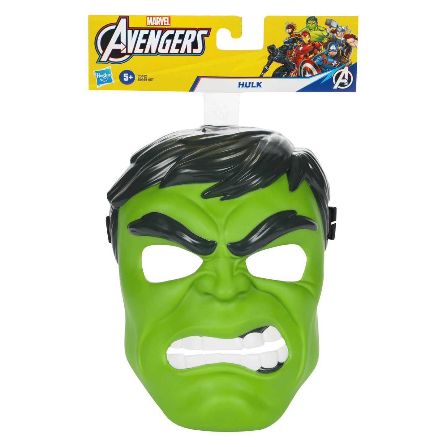 Mascara de hulk de los vengadores marvel de hasbro