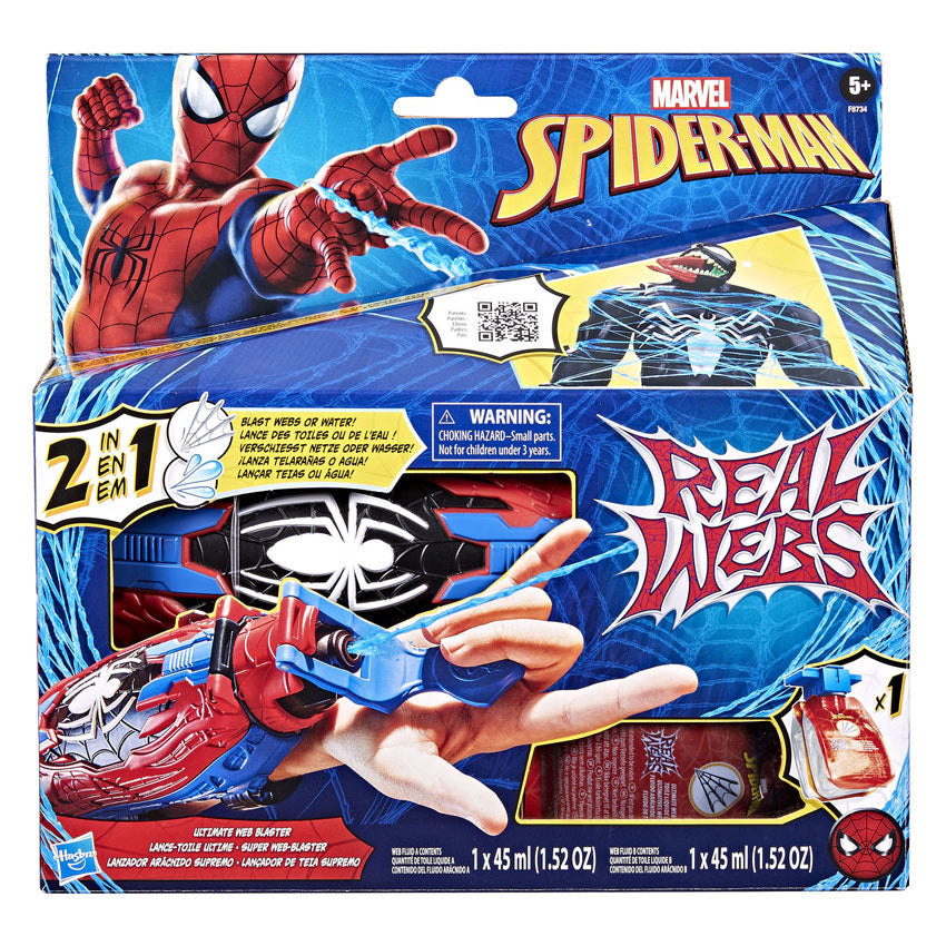 Marvel Spiderman Real Webs Ultimate Webblaster