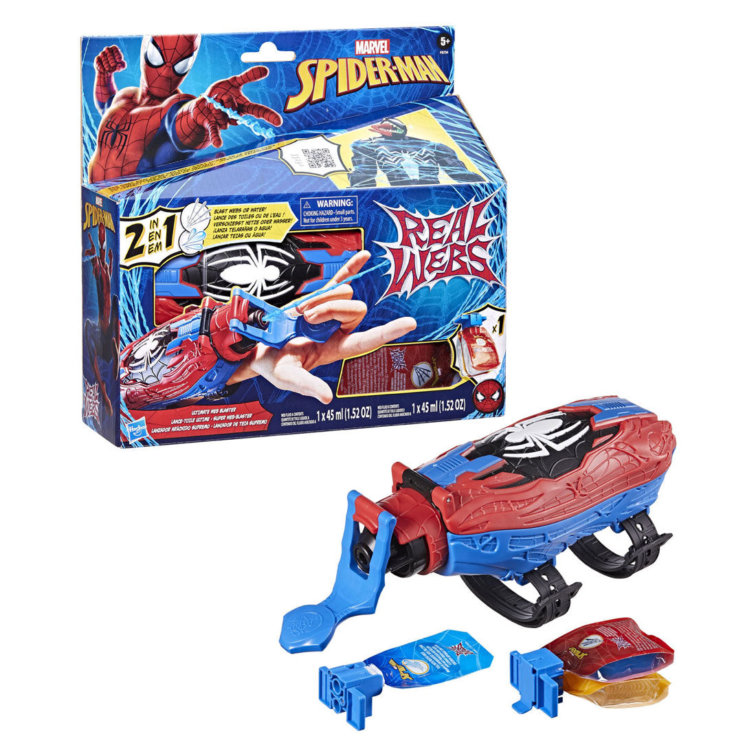 Marvel Spiderman Real Webs Ultimate Webblaster