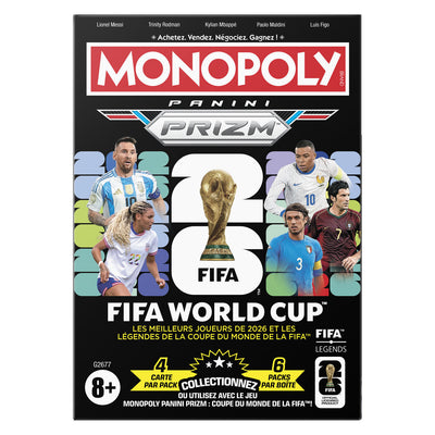Hasbro monopoly panini prizm: caja de refuerzo de la copa mundial de la fifa