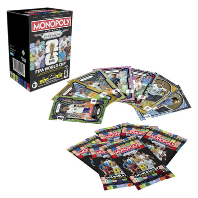 Hasbro monopoly panini prizm: caja de refuerzo de la copa mundial de la fifa