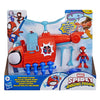 Elicottero Spidey giocattolo Hasbro con action figure e accessori.