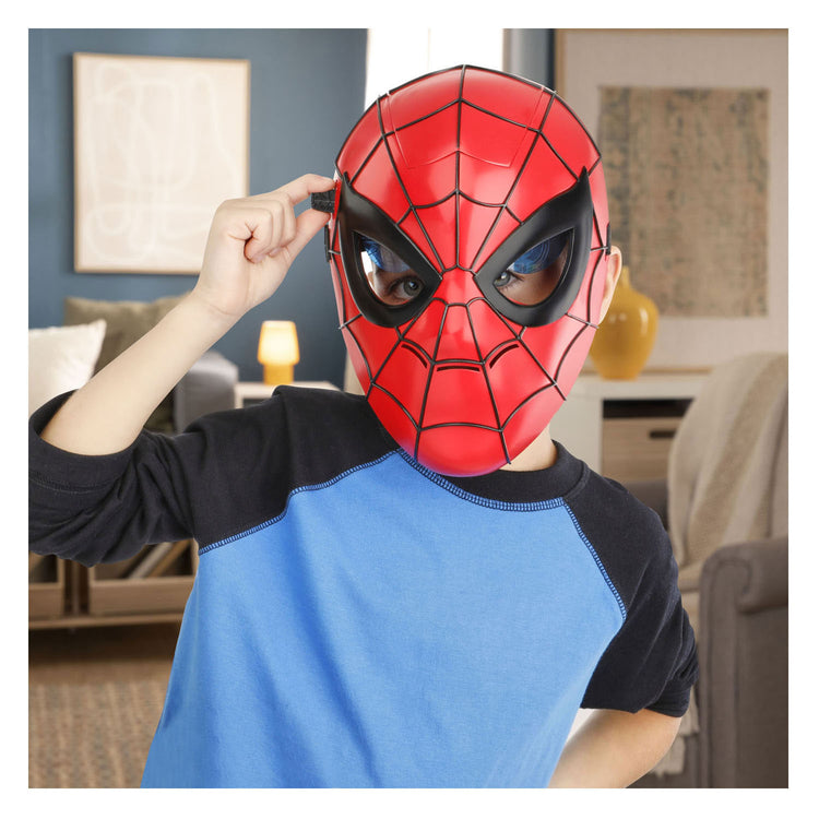 Hasbro marvel spider-man glow fx-masker, rollenspelspeelgoed voor kinderen van 5+