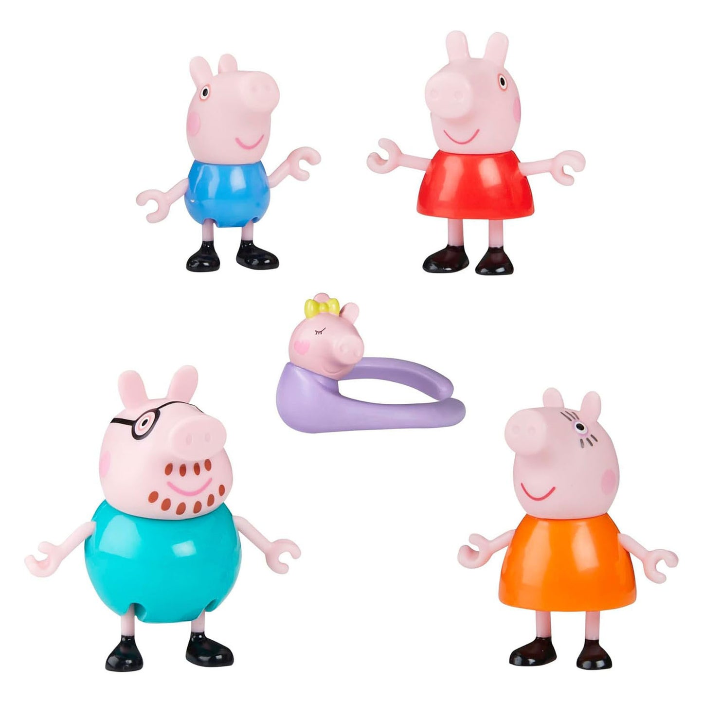 Hasbro peppa pig familie speelset - 5dlg.