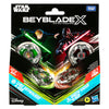 Hasbro beyblade x en star wars, luke skywalker 4-80b vs. darth vader 4-60b multipack