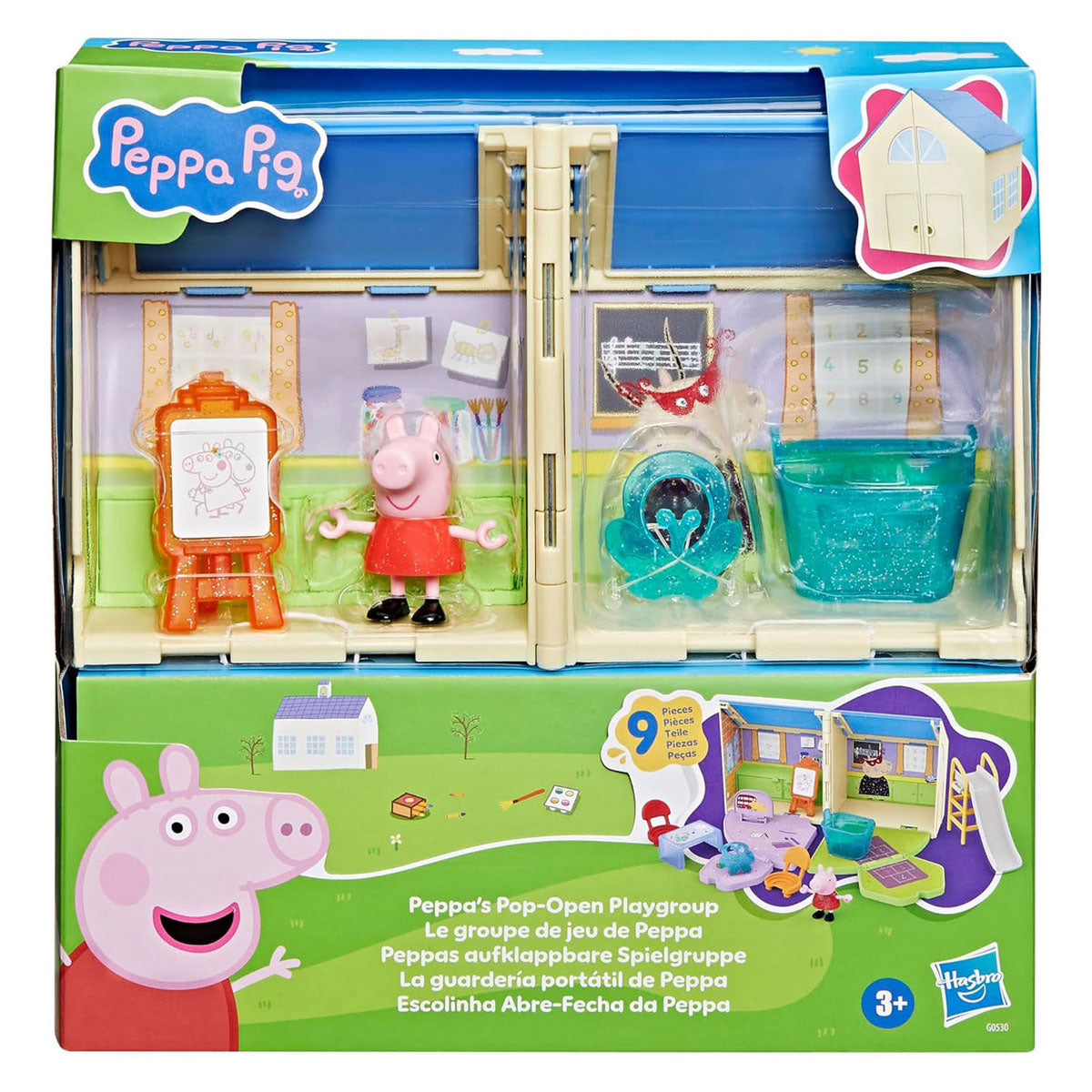 Hasbro peppa pig open klaslokaal speelset
