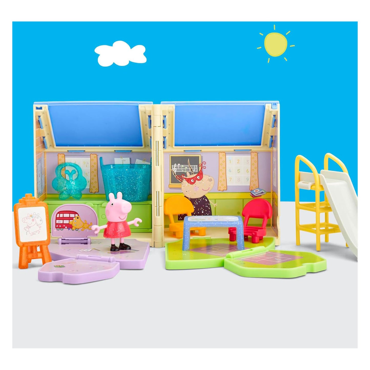 Hasbro peppa pig open klaslokaal speelset