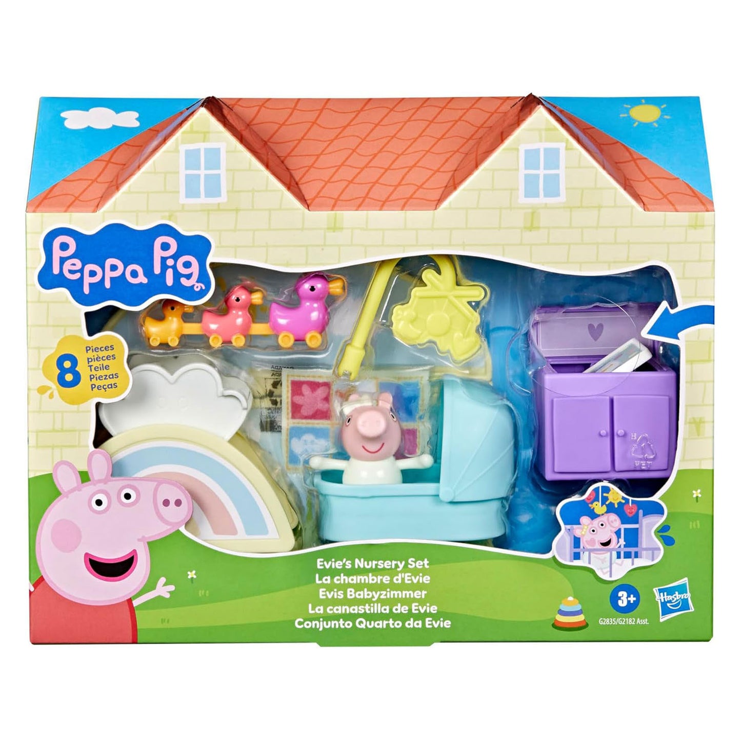 Hasbro set de cuidado de huevos peppa pig