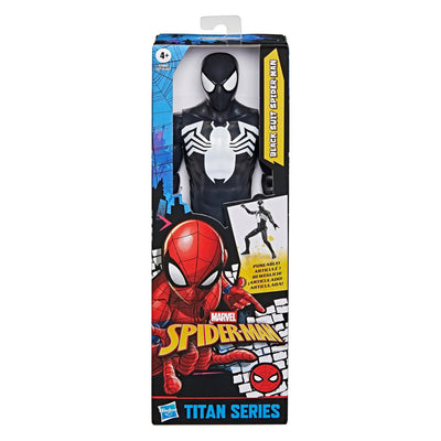 Hasbro marvel spiderman titan series spiderman simbionte jugando figura