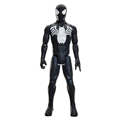 Hasbro marvel spiderman titan series spiderman simbionte jugando figura