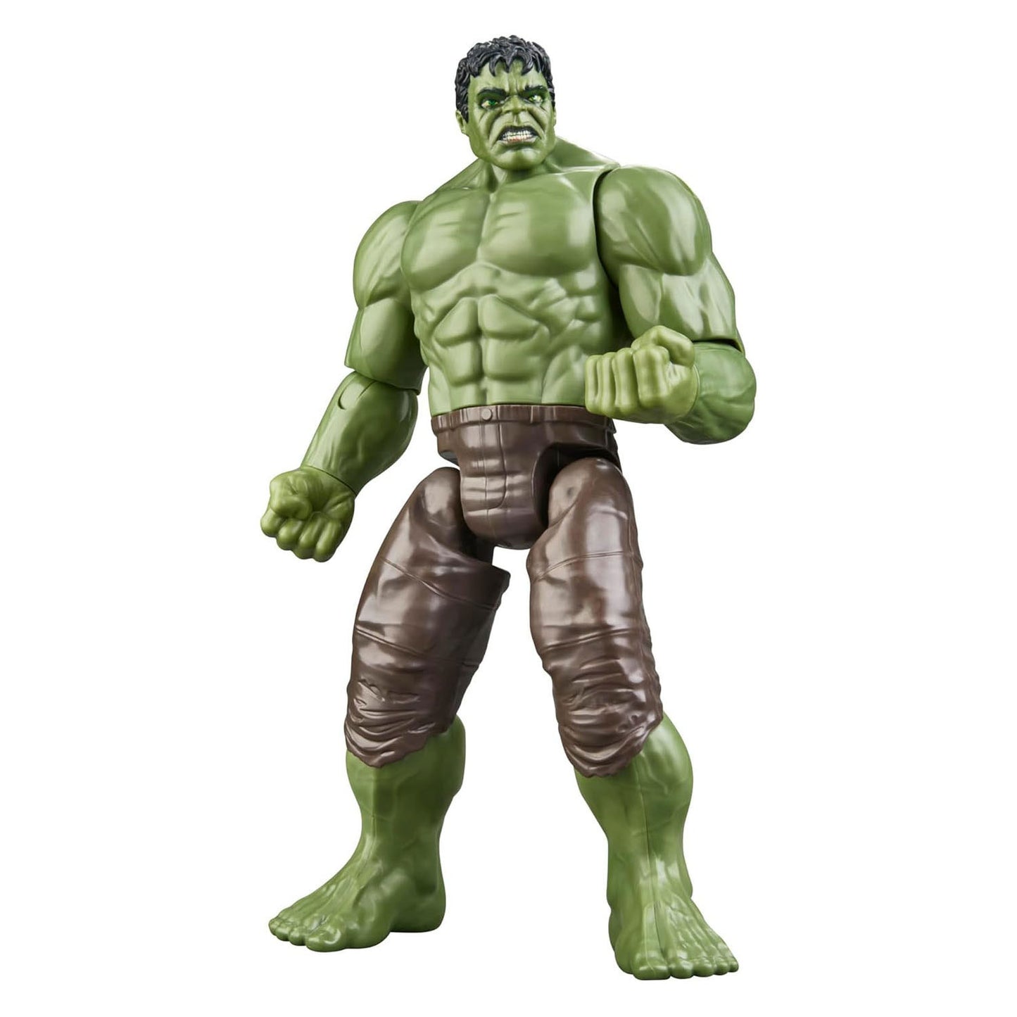 Hasbro marvel spiderman titan series hulk jugando figura